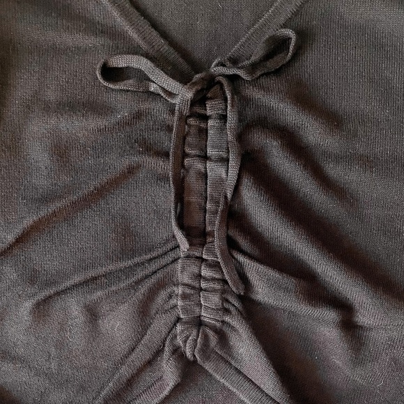 Guess Puff Sleeve Ruched Top - Picture 7 of 9